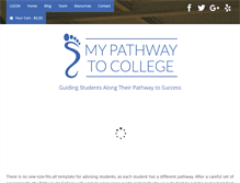 Tablet Screenshot of mypathwaytocollege.com